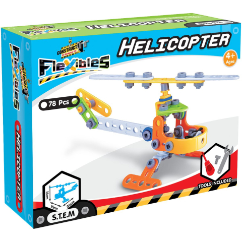 Jocuri si jucarii - Kit STEM Flexible Elicopter