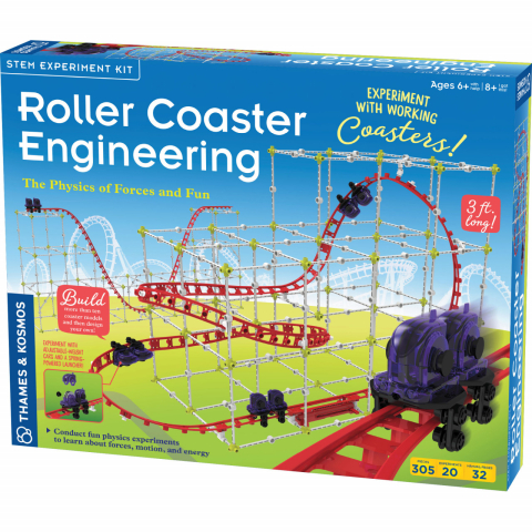 Jocuri si jucarii - Kit STEM Inginerie pentru roller coaster. Thames & Kosmos