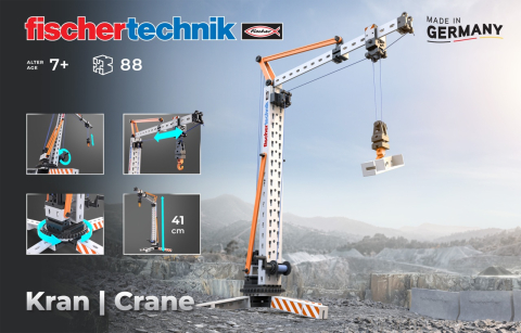 Kit STEM Macara de asamblat si manevrat, Fischertechnik [1]