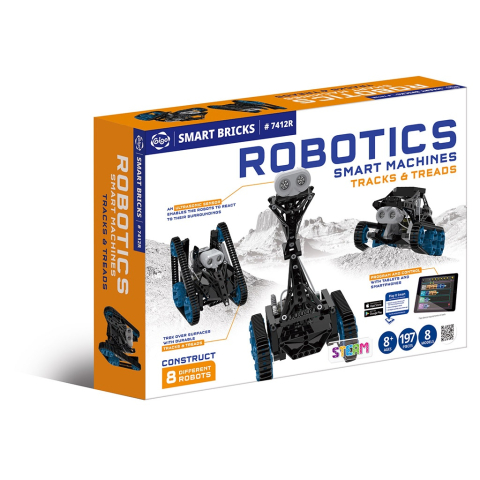 Jocuri si jucarii - Kit STEM Robotica - Masini inteligente de construit, Genius Toy
