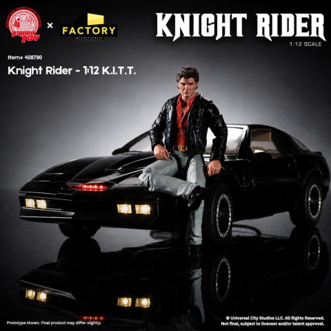 Knight Rider Action Figure 1/12 K.I.T.T. with Michael Knight [7]