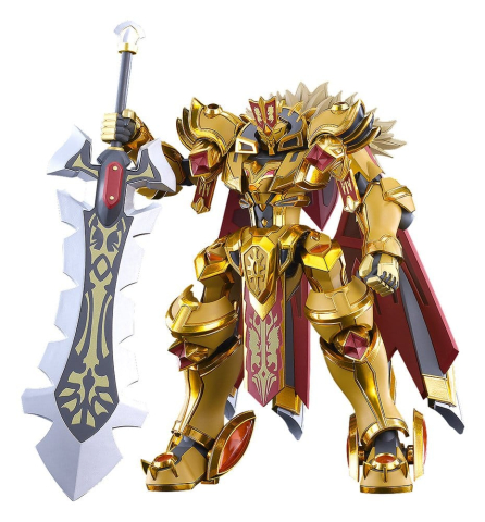 Knight's & Magic Moderoid Plastic Model Kit Goldleo: Royal Metallic Ver. 14 cm [7]