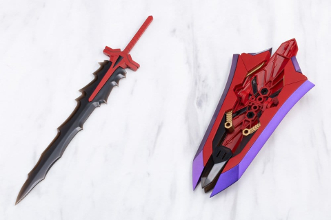 Kotobukiya M.S.G. Model Kit Accessory Set Heavy Weapon Unit 79 Knight Master Sword Chaos Ver. [6]