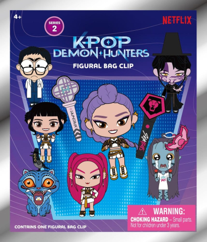PRECOMENZI - KPop Demon Hunters 3D PVC Bag Clips Series 2 Display (24)