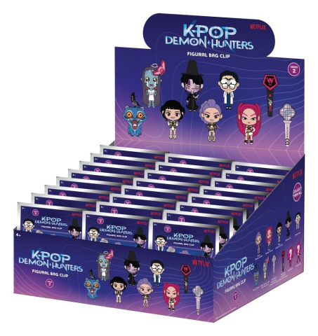 KPop Demon Hunters 3D PVC Bag Clips Series 2 Display (24) [2]