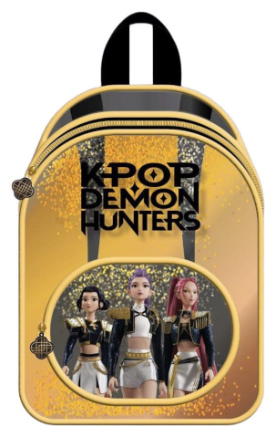 PRECOMENZI - KPop Demon Hunters Glitter Backpack Golden