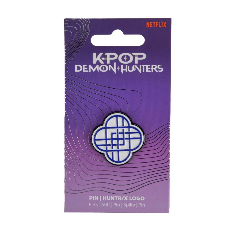 Noutati - KPop Demon Hunters Huntrix Logo Pin Oficial