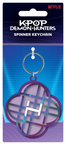 Fashion & Accessories - KPop Demon Hunters Metal Keychain Spinner Huntrix