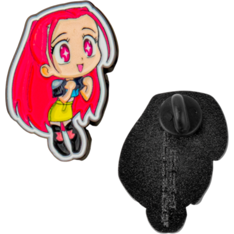 KPop Demon Hunters Mira Chibi Enamel Pin Oficial [1]