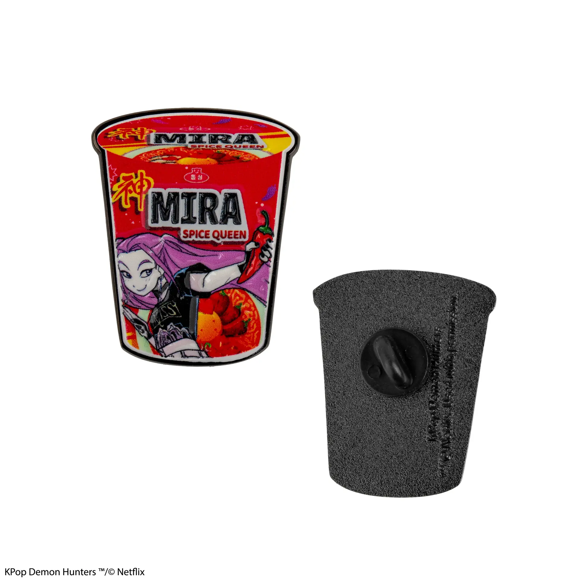 KPop Demon Hunters Mira Spice Queen Noodles Pin Oficial [2]