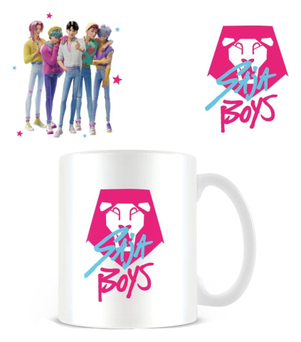 Casa si Cadouri - KPop Demon Hunters Mug Saja Boys White