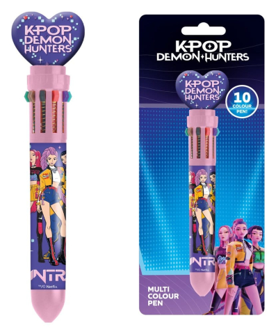 PRECOMENZI - KPop Demon Hunters Multi Colour Pen Hunter/X Display (8)