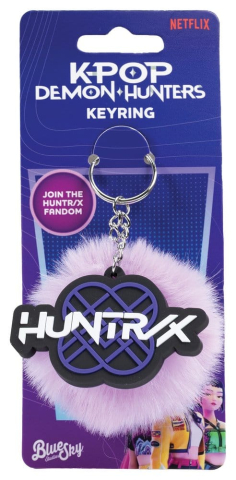 Fashion & Accessories - KPop Demon Hunters Pom Pom Keychain Huntr/x