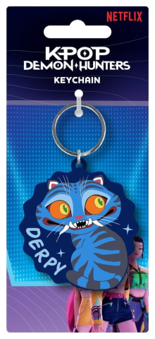 Fashion & Accessories - KPop Demon Hunters PVC Keychain Derpy Tiger