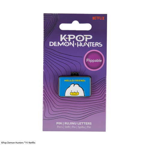 Noutati - KPop Demon Hunters Rujinu Letters Enamel Pin Oficial