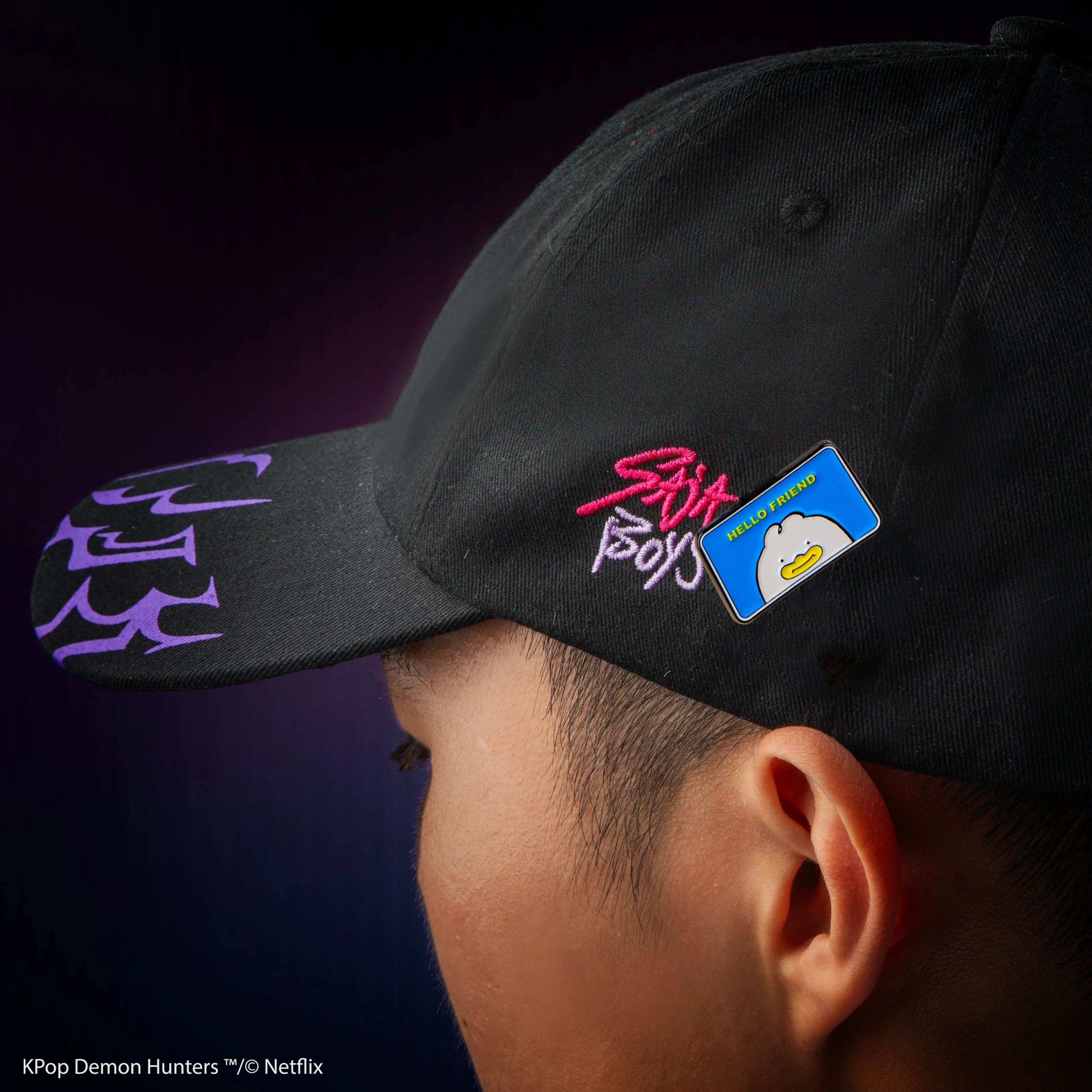 KPop Demon Hunters Rujinu Letters Enamel Pin Oficial [3]