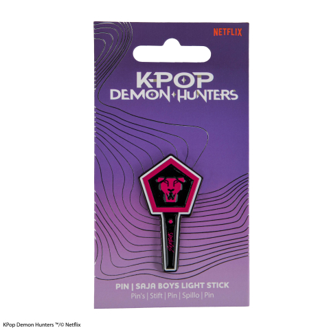 Noutati - KPop Demon Hunters Saja Boys Light Stick Pin Oficial