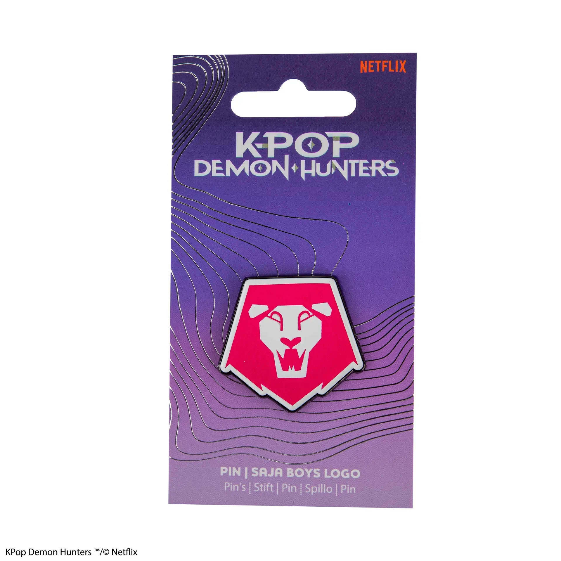 Noutati - KPop Demon Hunters Saja Boys Logo Pin Oficial