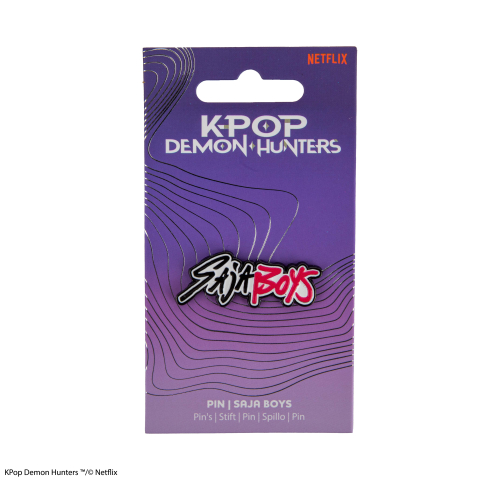 Noutati - KPop Demon Hunters Saja Boys Logo Pin Oficial