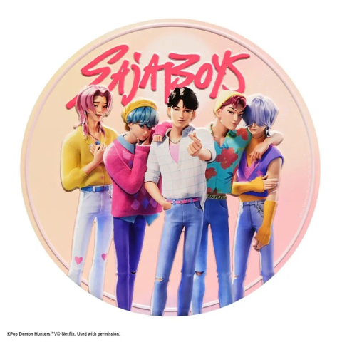 Pop Culture - KPop Demon Hunters Saja Boys Metal Plate Aluminiu 30cm