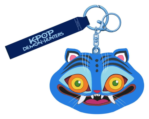 Fashion & Accessories - KPop Demon Hunters Silicone Keychain Derpy Tiger