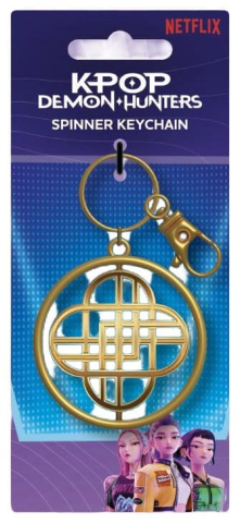 PRECOMENZI - KPop Demon Hunters Spinner Keychain Golden