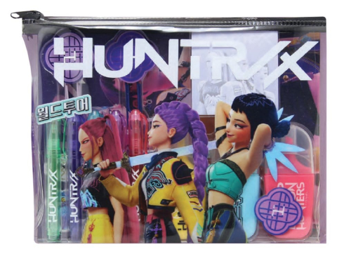 PRECOMENZI - KPop Demon Hunters Stationery Set 10-Pack Huntr/x