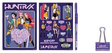 PRECOMENZI - KPop Demon Hunters Transparent Pencil Case Set Hunter/X