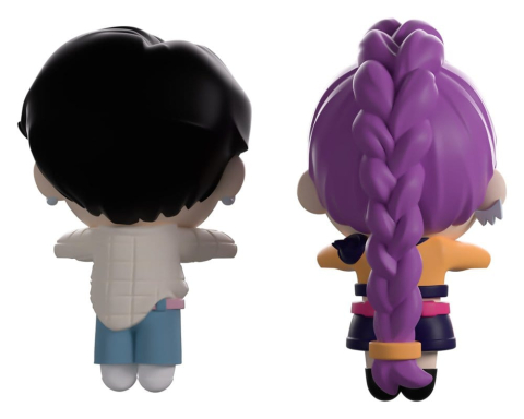 PRECOMENZI - KPop Demon Hunters Vinyl Figures Jinu & Rumi Monitor Buddiez 6 cm