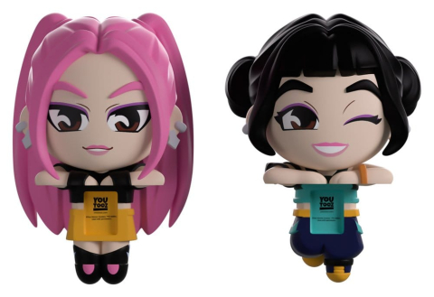 KPop Demon Hunters Vinyl Figures Mira & Zoey Monitor Buddiez 6 cm [4]