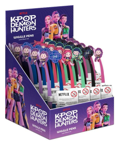 PRECOMENZI - KPop Demon Hunters Wiggle Pens Display (30)