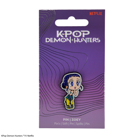 Noutati - KPop Demon Hunters Zoey Chibi Enamel Pin Oficial