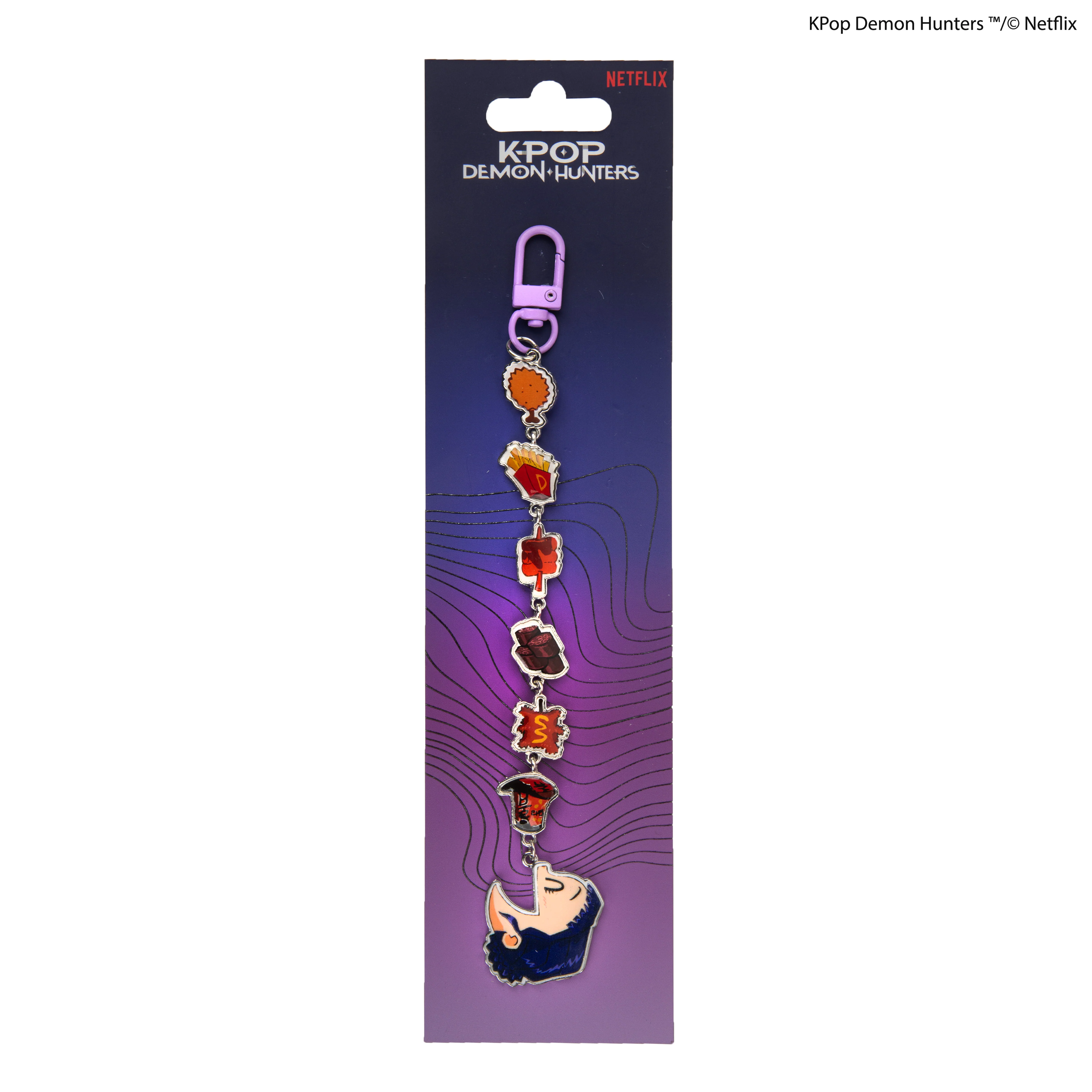 Noutati - KPop Demon Hunters - Zoey's Snack Time Bag Charm