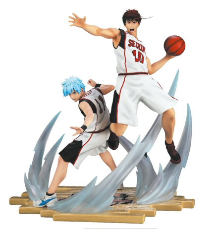PRECOMENZI - Kuroko's Basket Resin Statue 1/6 Tetsuya Kuroko & Taiga Kagami White Jersey Edition 41 cm