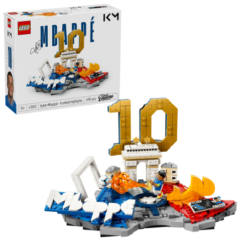 Noutati - LEGO Editions Kylian Mbappe Momente Importante Fotbal 43013 Set Colectie