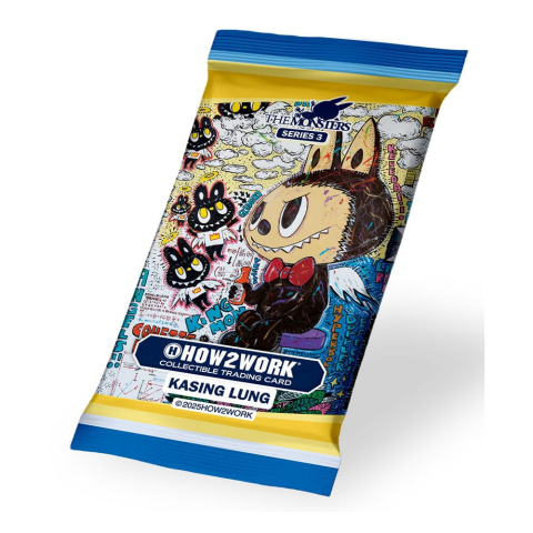 Labubu The Monsters Series 3 Chrome Trading Cards – Booster Pack (6 Carti) [1]