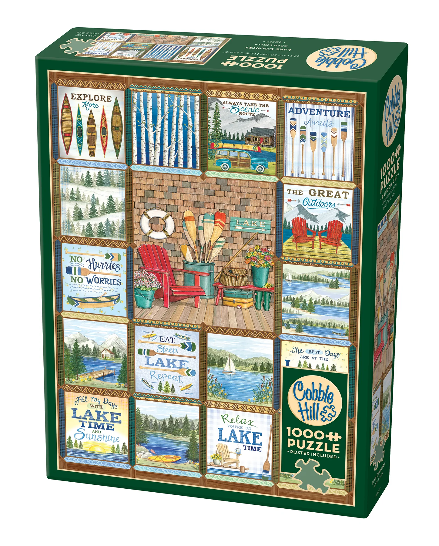 Puzzle 1000 piese - Lake Country – Puzzle 1000 piese