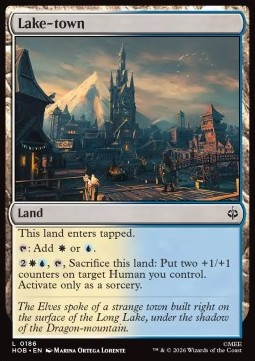 Magic: The Gathering Singles - Lake-town The Hobbit - Singles 186 FOILED