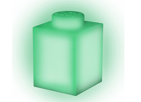 Lampa Caramida LEGO verde [1]
