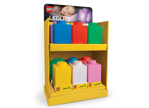 Lampa Caramida LEGO verde [2]