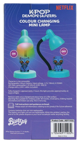 Lampa LED KPop Demon Hunters Derpy cu Figurina 11 cm [1]