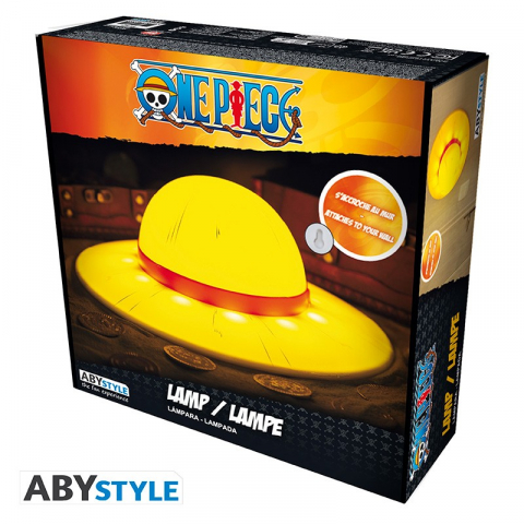 One Piece - Lampa LED Portabila One Piece – Straw Hat a lui Luffy (25 cm) - ambalaj deteriorat