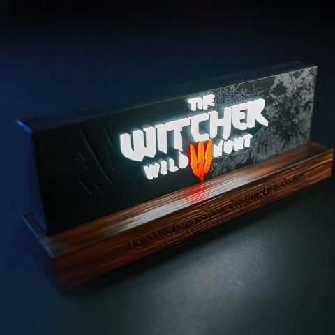 Lampa LED The Witcher Wild Hunt Logo 22 cm USB [2]