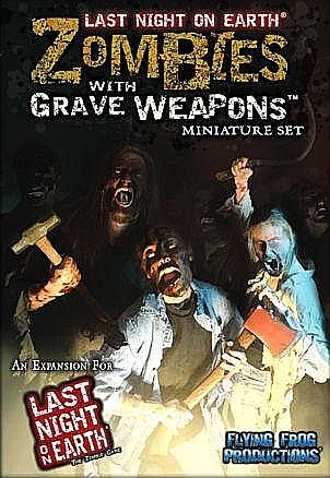 Board Games - Last Night on Earth - Zombies With Grave Weapons Miniature Set