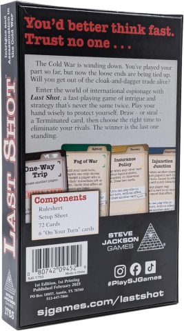 Last Shot Cold War Card Strategy Game [1]