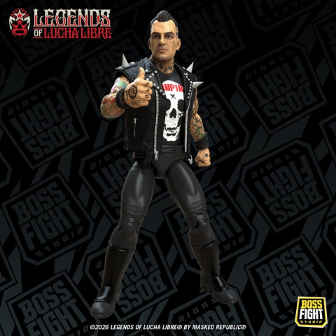 Legends of Lucha Libre Fanaticos Action Figure Vampiro Coffin Box Resurrected 15 cm [9]