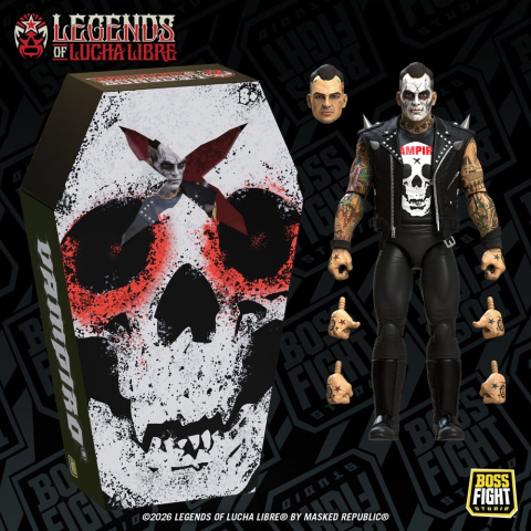 Legends of Lucha Libre Fanaticos Action Figure Vampiro Coffin Box Resurrected 15 cm [7]