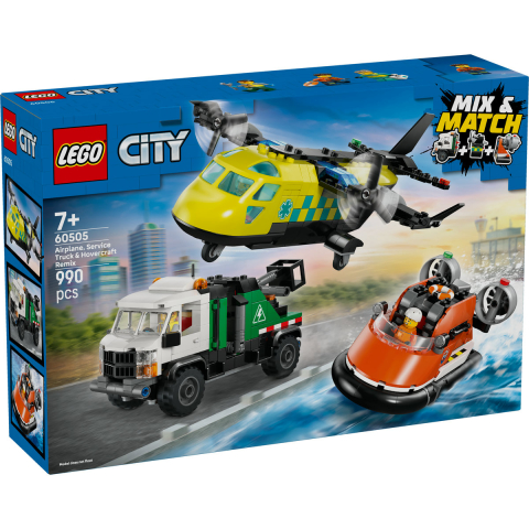 LEGO City Avion, Autospeciala si Aeroglisor 60505 [1]
