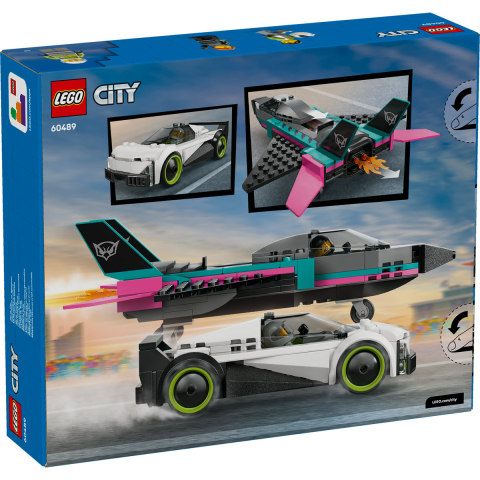 LEGO City Avion cu Reacie vs Masina 60489 [2]