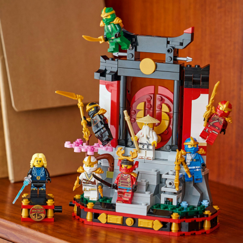 LEGO NINJAGO Model pentru Etalare cu Personaje Ninja 15 Ani Aniversar 71866 [8]
